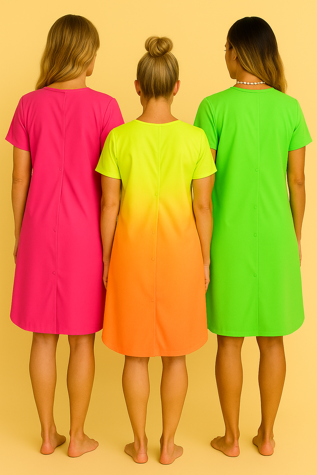 retro neon back